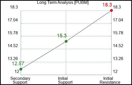 PUBM Long Term Analysis for August 3 2023