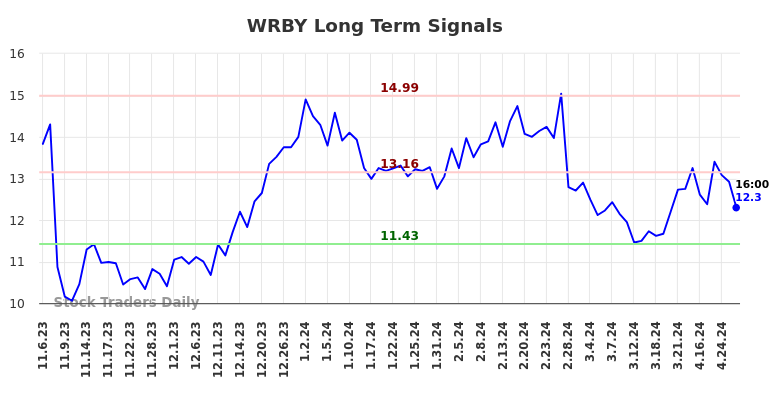 WRBY Long Term Analysis for May 5 2024