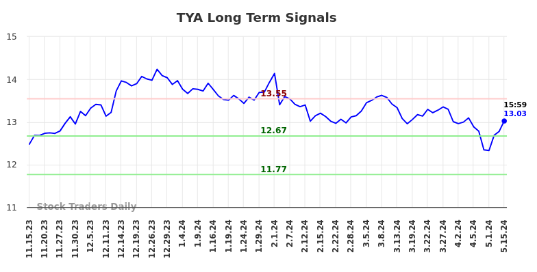 TYA Long Term Analysis for May 15 2024