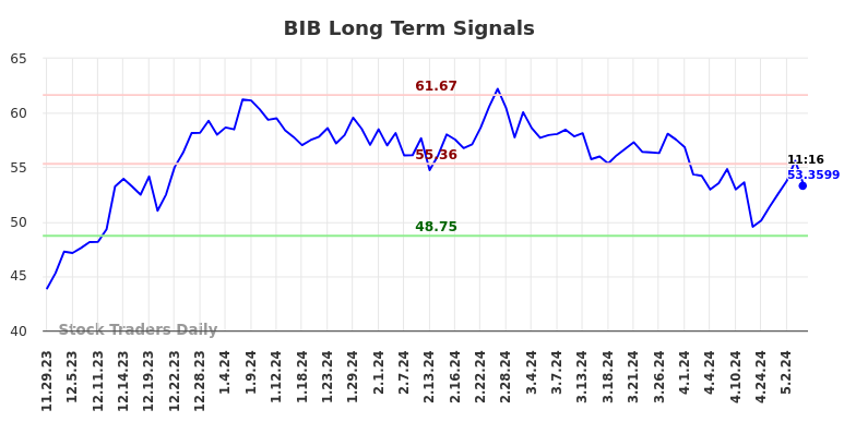 BIB Long Term Analysis for May 29 2024