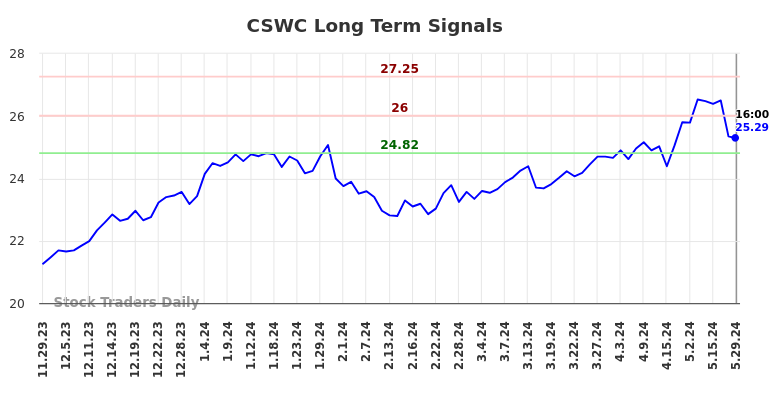 CSWC Long Term Analysis for May 30 2024