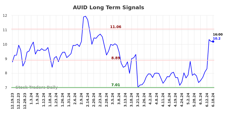 AUID Long Term Analysis for June 19 2024