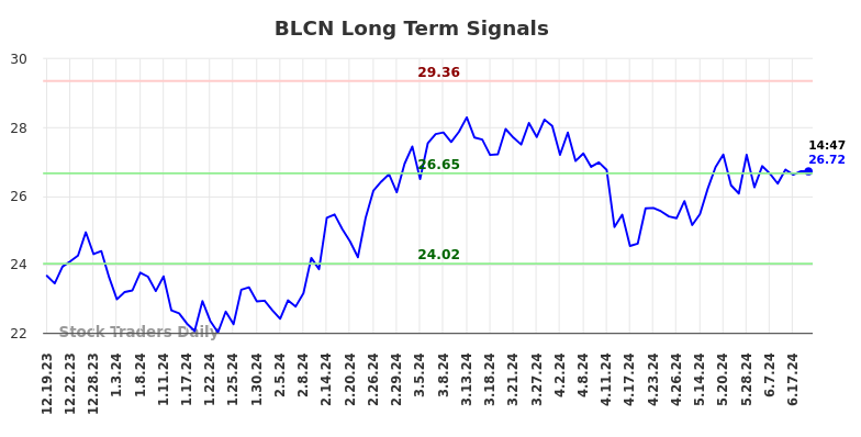 BLCN Long Term Analysis for June 20 2024