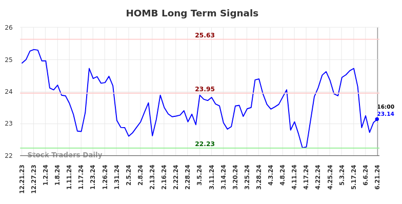 Read more about the article Long term trading analysis for (HOMB)