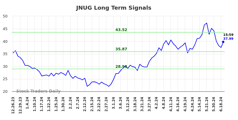 JNUG Long Term Analysis for June 22 2024