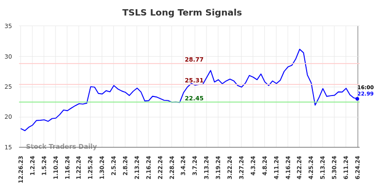 TSLS Long Term Analysis for June 25 2024