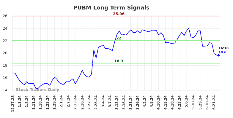 PUBM Long Term Analysis for June 29 2024