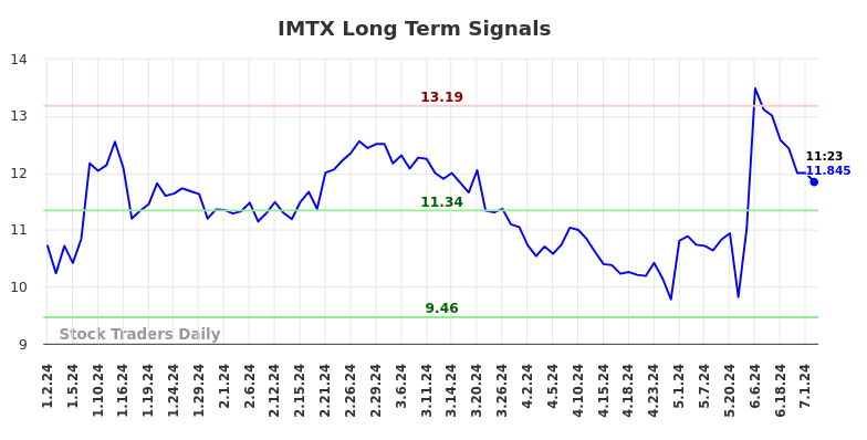 IMTX Long Term Analysis for July 2 2024