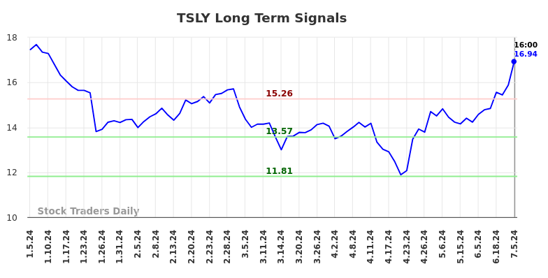 TSLY Long Term Analysis for July 6 2024