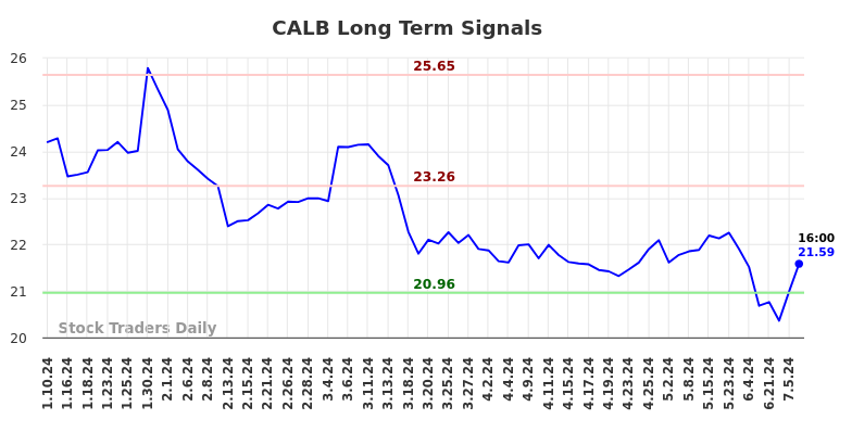 CALB Long Term Analysis for July 10 2024