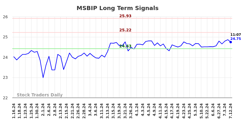 MSBIP Long Term Analysis for July 13 2024