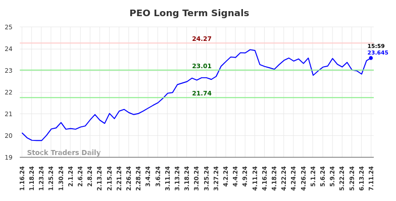 PEO Long Term Analysis for July 13 2024