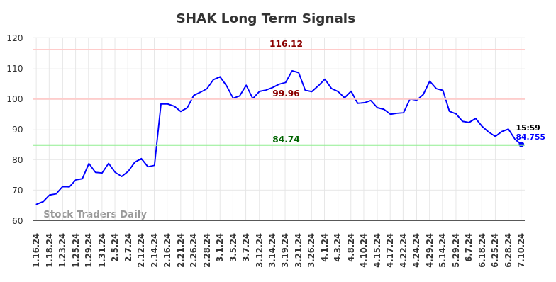 SHAK Long Term Analysis for July 14 2024