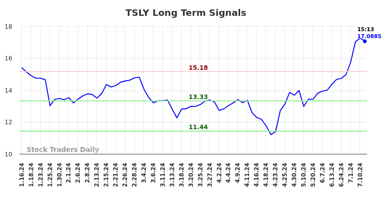 TSLY Long Term Analysis for July 16 2024