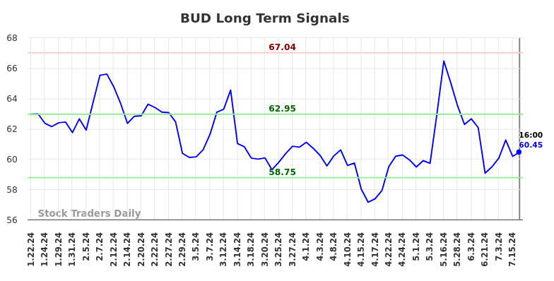 BUD Long Term Analysis for July 20 2024