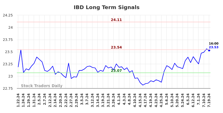 IBD Long Term Analysis for July 22 2024