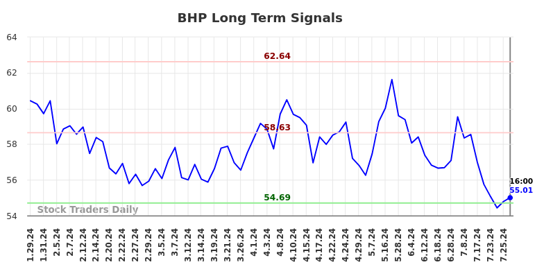 BHP Long Term Analysis for July 30 2024