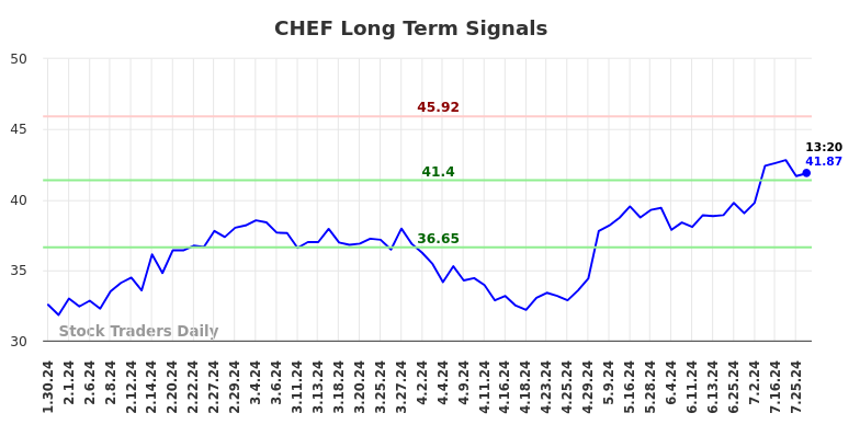 CHEF Long Term Analysis for July 30 2024