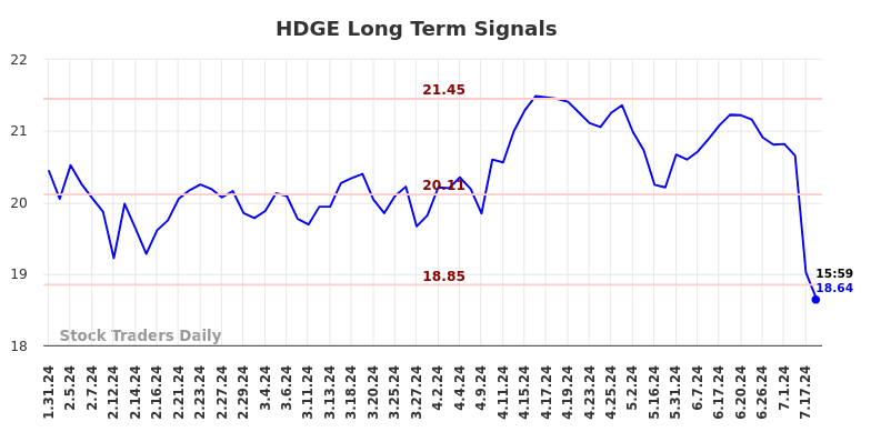 HDGE Long Term Analysis for August 1 2024