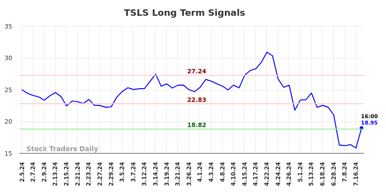 TSLS Long Term Analysis for August 4 2024