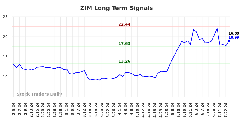 ZIM Long Term Analysis for August 4 2024