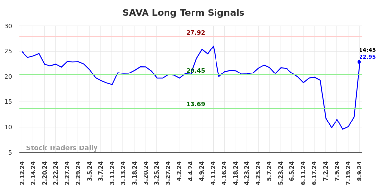 SAVA Long Term Analysis for August 9 2024