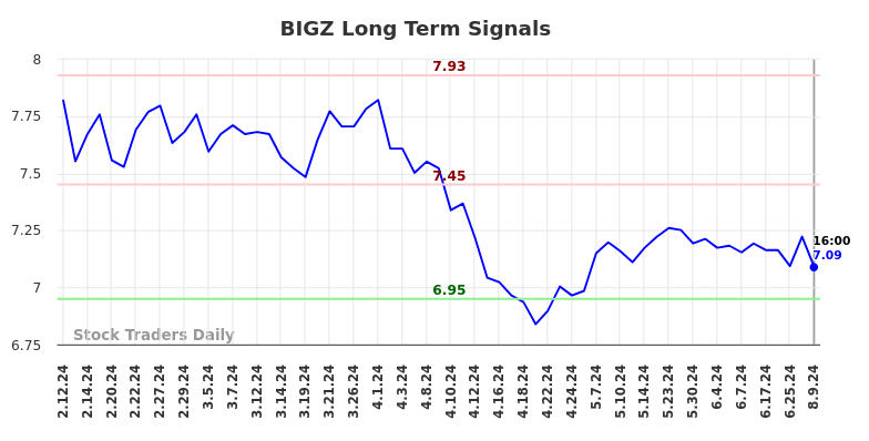 BIGZ Long Term Analysis for August 10 2024