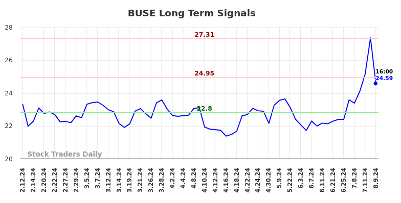 BUSE Long Term Analysis for August 10 2024