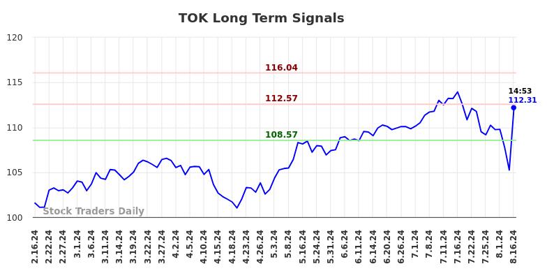 TOK Long Term Analysis for August 16 2024