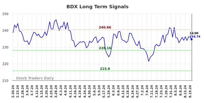 BDX Long Term Analysis for August 21 2024