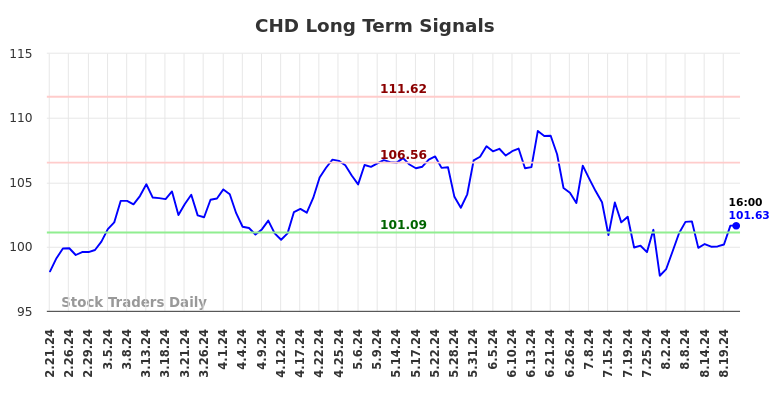 CHD Long Term Analysis for August 21 2024