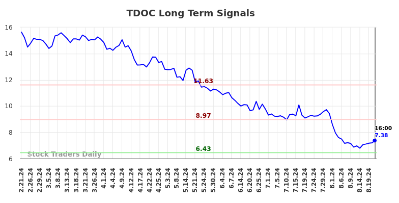 TDOC Long Term Analysis for August 21 2024