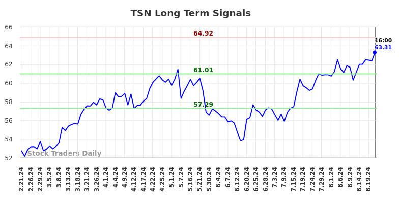 TSN Long Term Analysis for August 22 2024