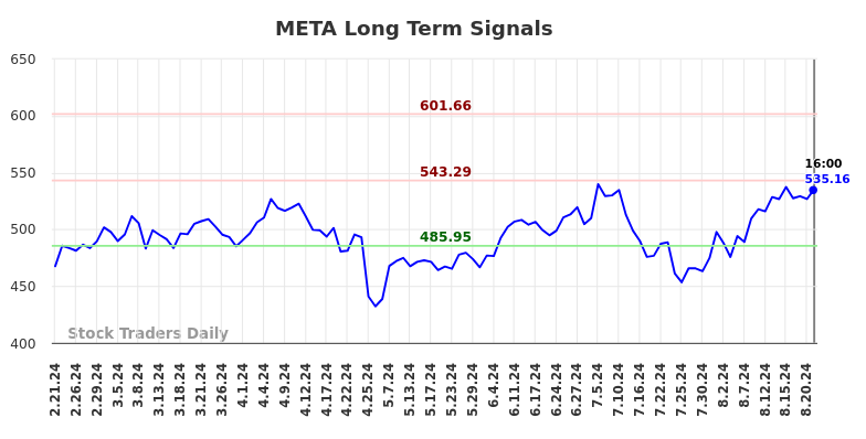 META Long Term Analysis for August 22 2024