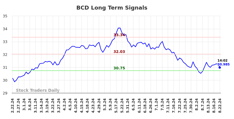 BCD Long Term Analysis for August 22 2024