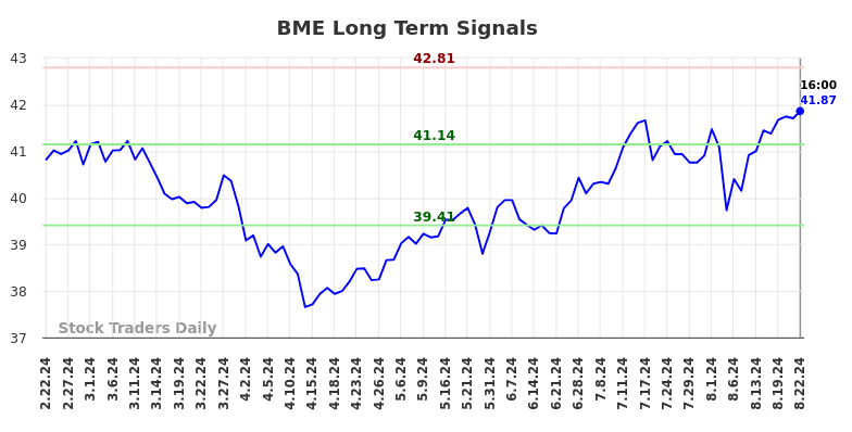 BME Long Term Analysis for August 22 2024