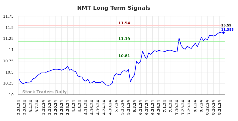 NMT Long Term Analysis for August 25 2024