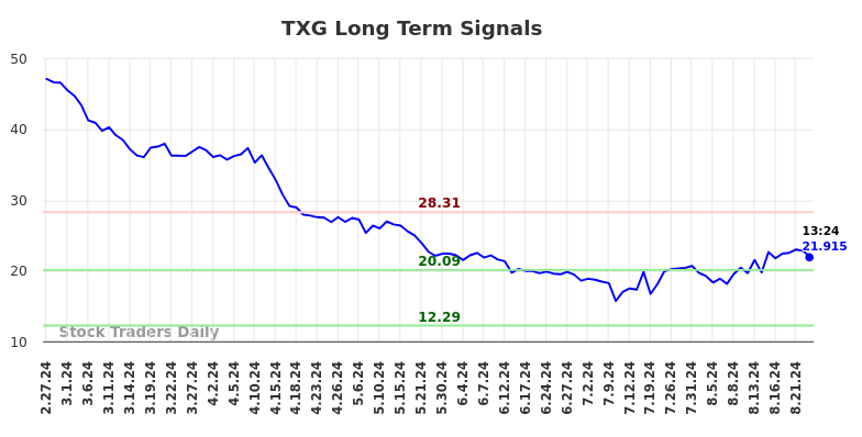 TXG Long Term Analysis for August 27 2024