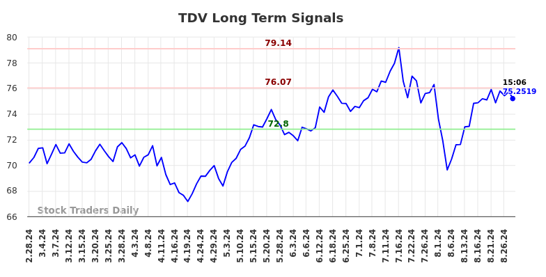 TDV Long Term Analysis for August 28 2024