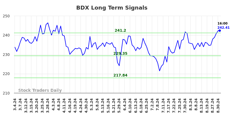 BDX Long Term Analysis for August 31 2024