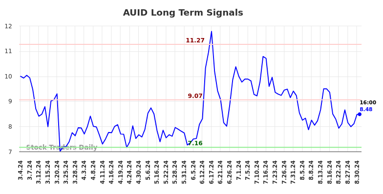 AUID Long Term Analysis for September 2 2024