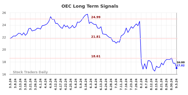 OEC Long Term Analysis for September 5 2024