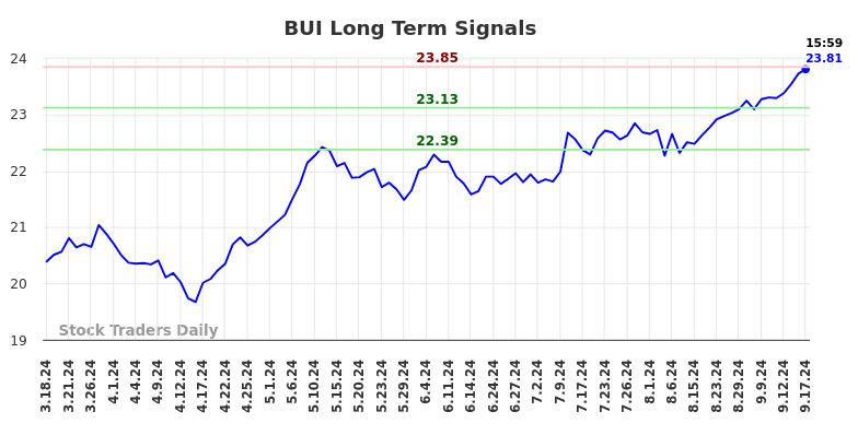 BUI Long Term Analysis for September 18 2024