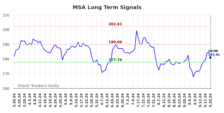 MSA Long Term Analysis for September 21 2024