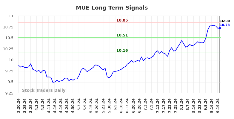 MUE Long Term Analysis for September 21 2024