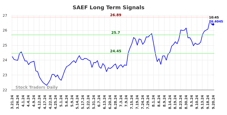 SAEF Long Term Analysis for September 22 2024