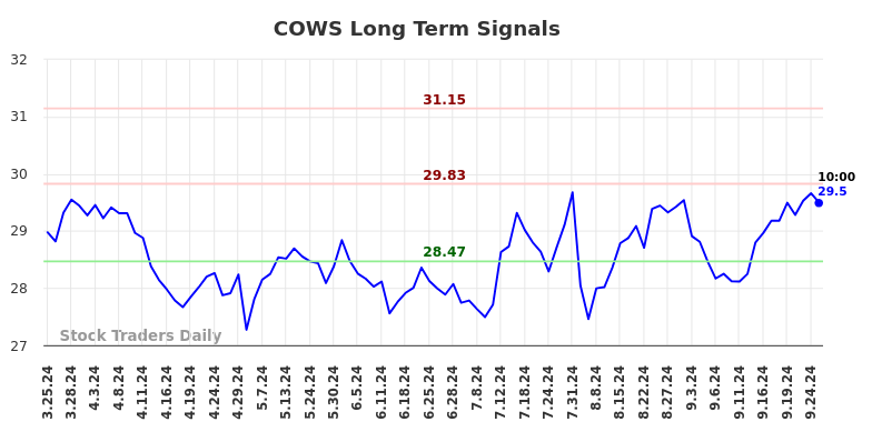 COWS Long Term Analysis for September 25 2024