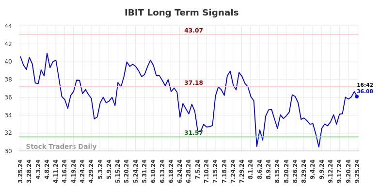 IBIT Long Term Analysis for September 25 2024