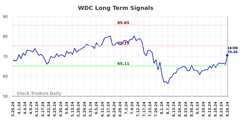 WDC Long Term Analysis for September 27 2024