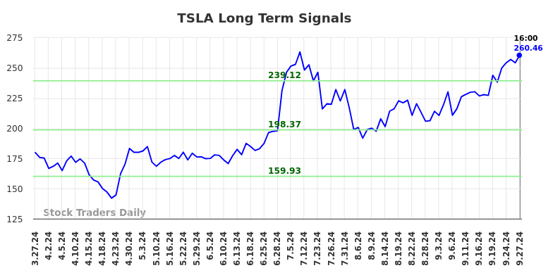 TSLA Long Term Analysis for September 28 2024